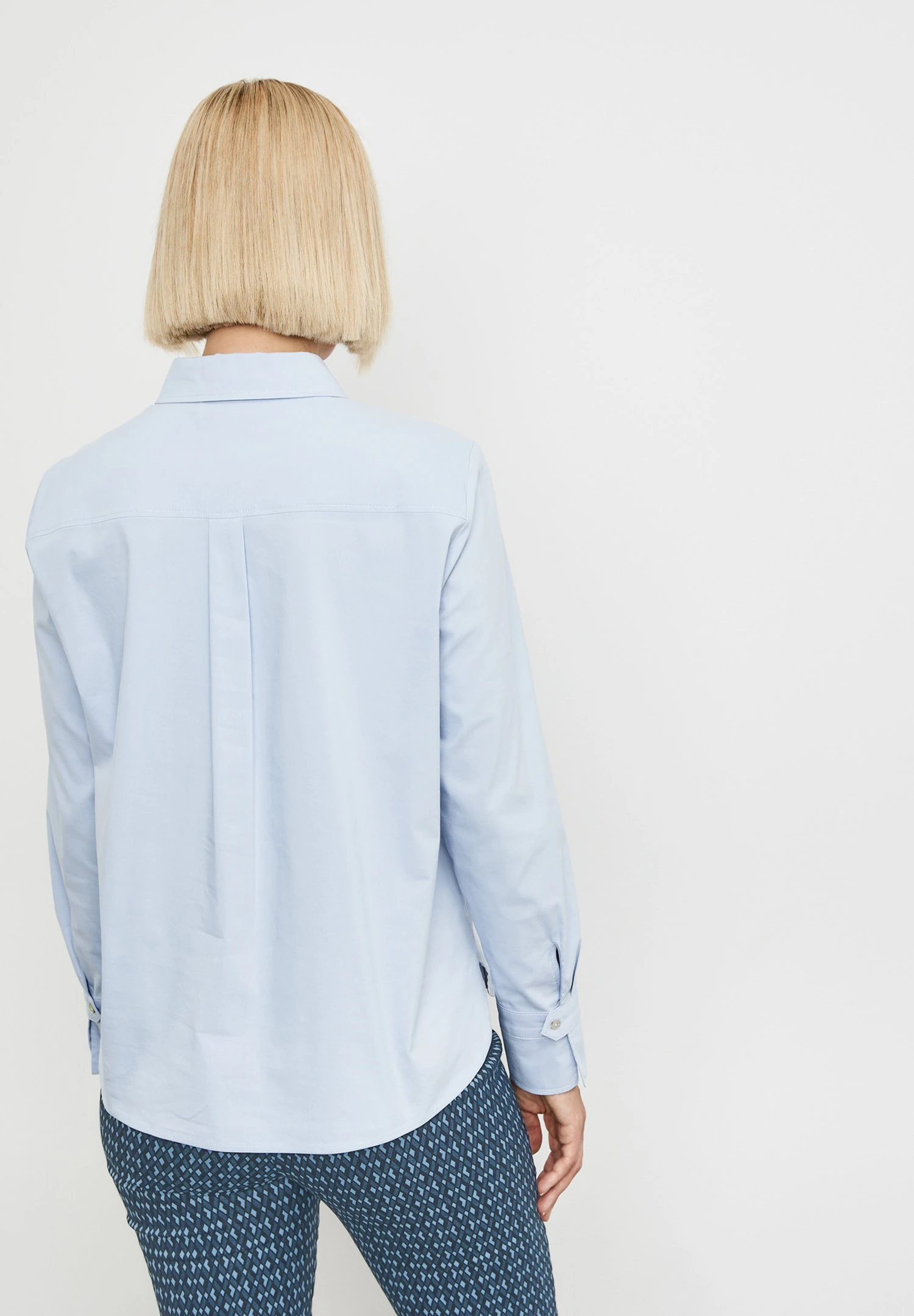 Gerry Weber Langarm Mit Verdeckter Knopfleiste U - Overhemdblouse - Powder Blue 2 Gerry Weber Langarm Mit Verdeckter Knopfleiste U - Overhemdblouse - Powder Blue - Afbeelding 2