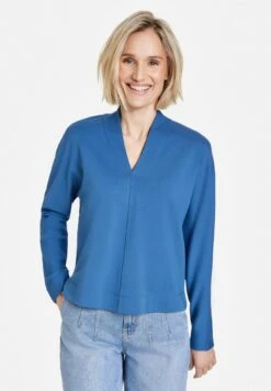 Gerry Weber 1/1 Arm Mit V-Ausschnitt - Sweater - Atlantic