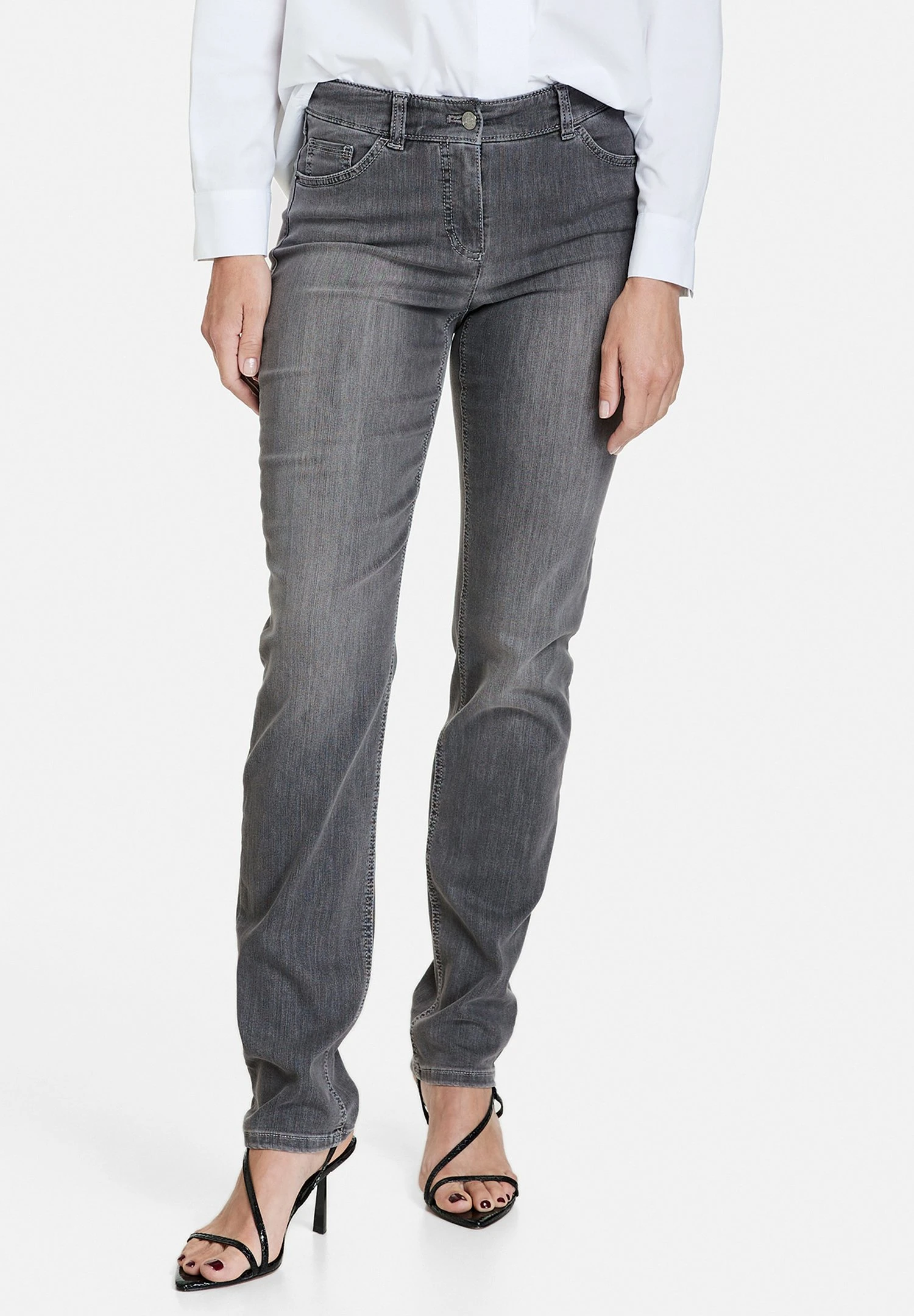 Gerry Weber 5 Pocket Best4Me- Slim Fit Jeans - Anthra Denim Mit Use 1 Gerry Weber 5 Pocket Best4Me- Slim Fit Jeans - Anthra Denim Mit Use