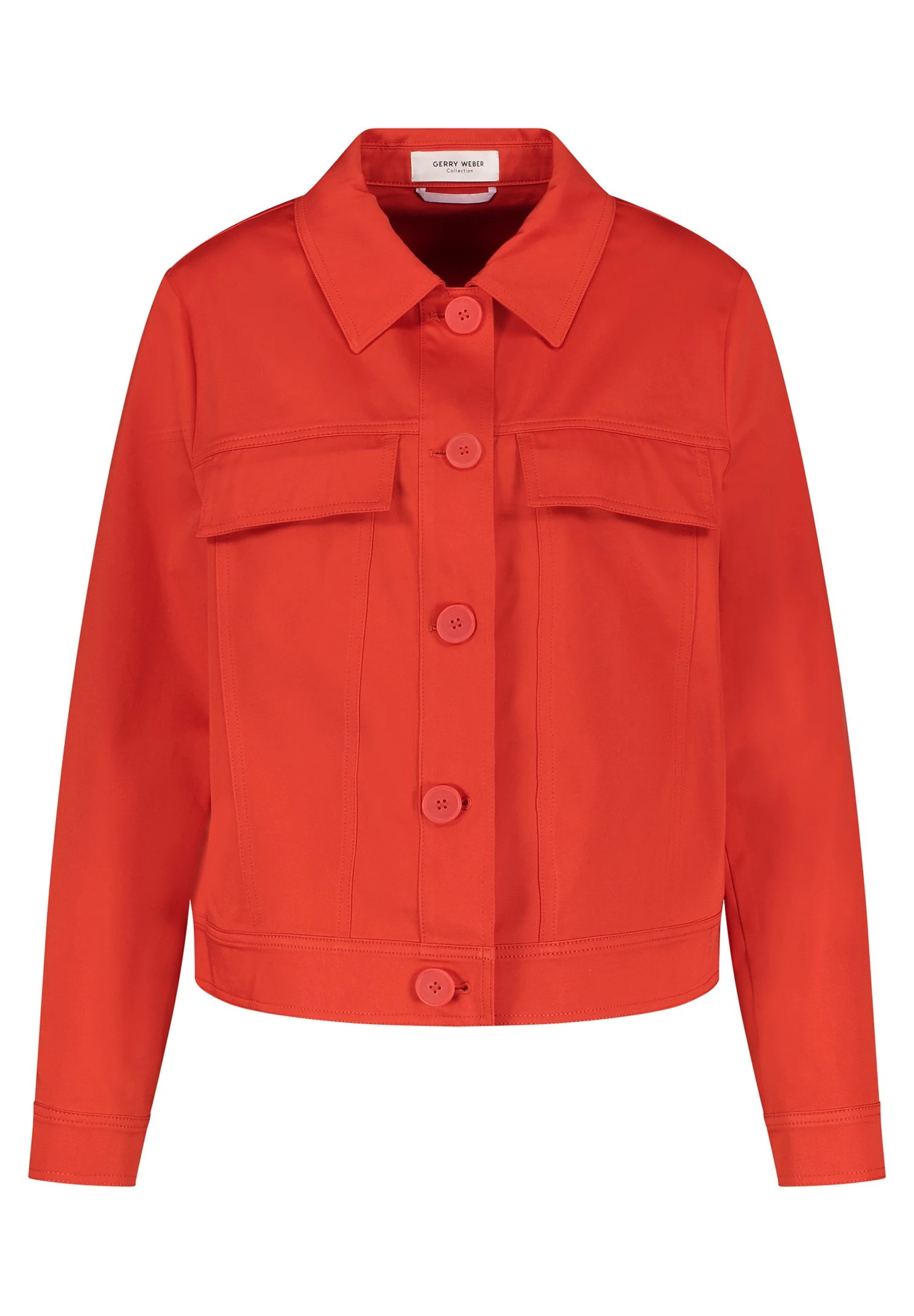 Gerry Weber Langarm Mit Grossen Knöpf - Lichte Jas - Fire 5 Gerry Weber Langarm Mit Grossen Knöpf - Lichte Jas - Fire - Afbeelding 5