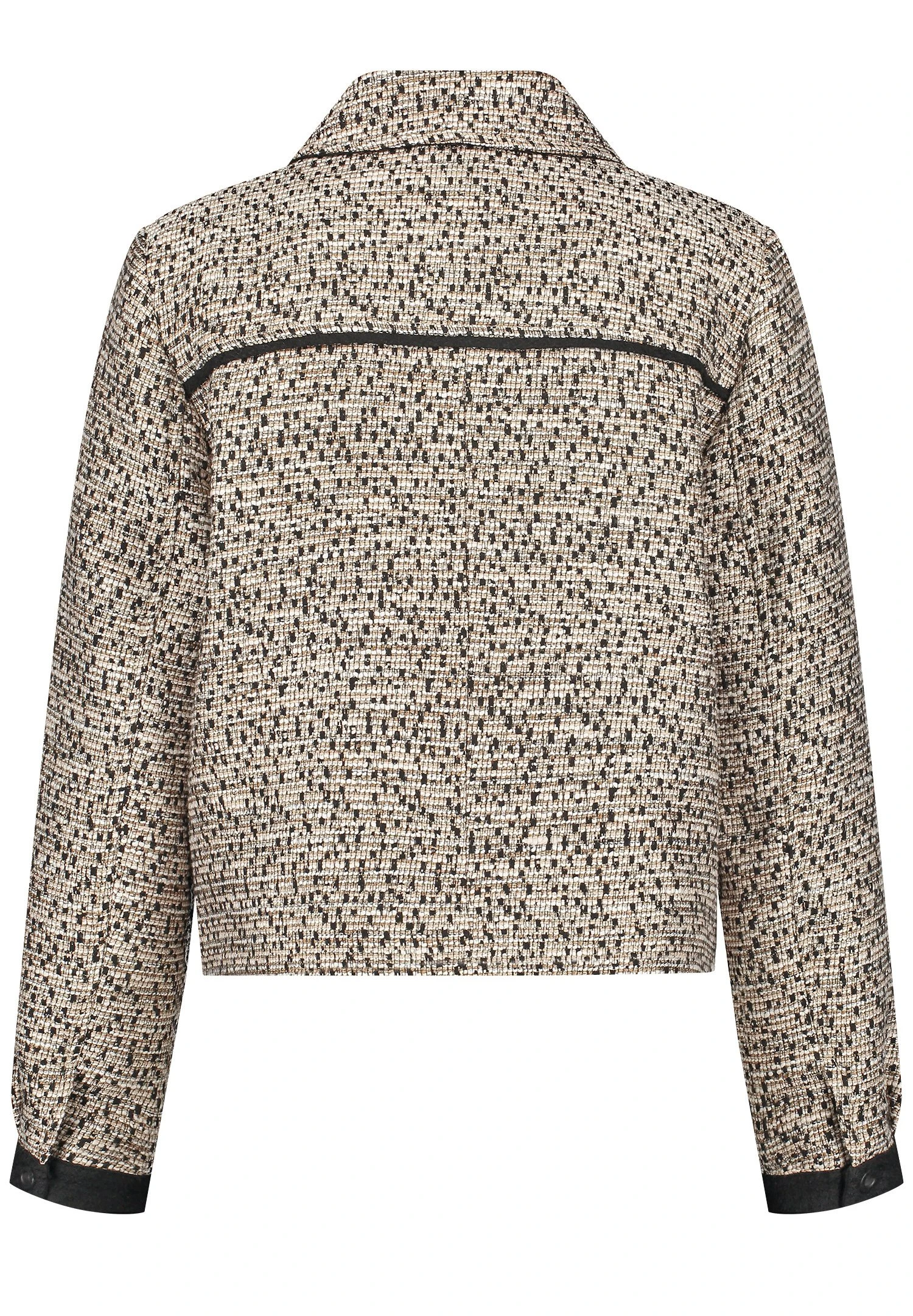 Gerry Weber Blazer - Lichte Jas - Offwhite Schwarz Gemustert 5 Gerry Weber Blazer - Lichte Jas - Offwhite Schwarz Gemustert - Afbeelding 5