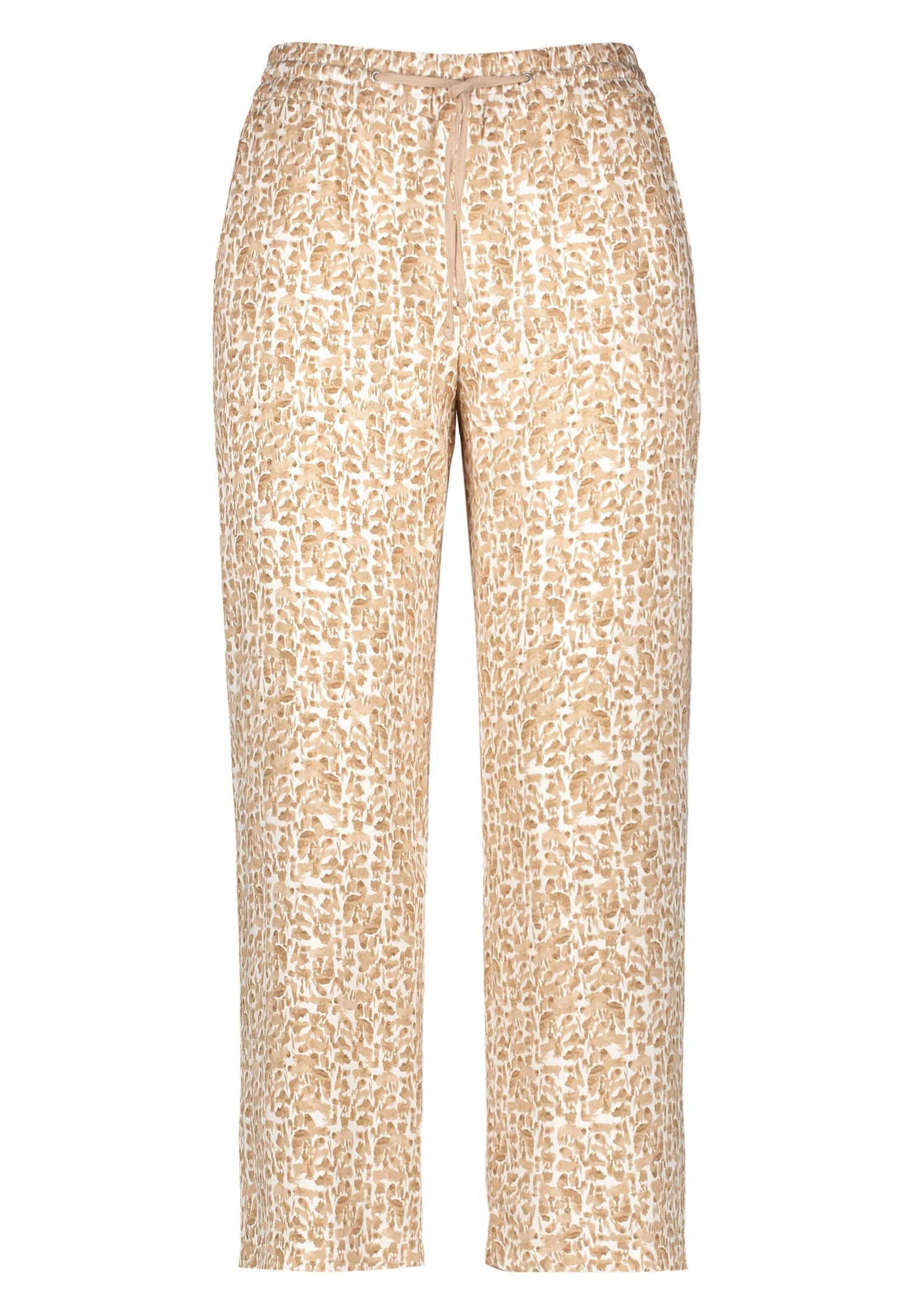 Gerry Weber Verkürzt Gemusterte 7/8 Easy Fit - Broek - Ecru Weiss Druck 6 Gerry Weber Verkürzt Gemusterte 7/8 Easy Fit - Broek - Ecru Weiss Druck - Afbeelding 6