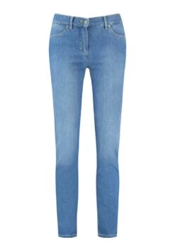 Lang - Slim Fit Jeans - Blue Denim Mit Use -Gerry Weber bd67fa1a30c245cda9d1f8e43886ade5