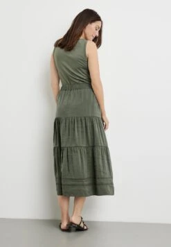 Gerry Weber Lang Weit Mit Stufen - A-Lijn Rok - Olive -Gerry Weber c0079e8e5237405ca68c238dd119476c