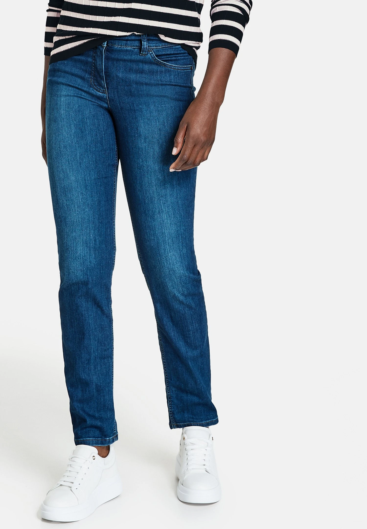 Gerry Weber 5 Pocket Best4Me- Slim Fit Jeans - Dark Blue Denim Mit Use 1 Gerry Weber 5 Pocket Best4Me- Slim Fit Jeans - Dark Blue Denim Mit Use