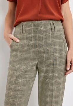 Gerry Weber Tuch Kombi Fein Karierte 7/8 - Chino - Sand Schwarz Lava Karo 10 Gerry Weber Tuch Kombi Fein Karierte 7/8 - Chino - Sand Schwarz Lava Karo -Gerry Weber c26e2bddd40f4c3196ca3ae240e320af