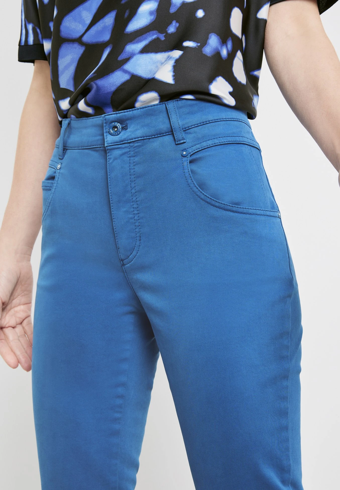 Gerry Weber Pocket Mit Logo Stickerei - Slim Fit Jeans - Atlantic 3 Gerry Weber Pocket Mit Logo Stickerei - Slim Fit Jeans - Atlantic - Afbeelding 3