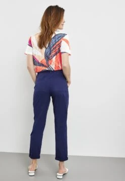 Gerry Weber Mit Dehnbund Und Aufges - Chino - Blueberry -Gerry Weber c3b292a7a6304d38a143ffc176685a45