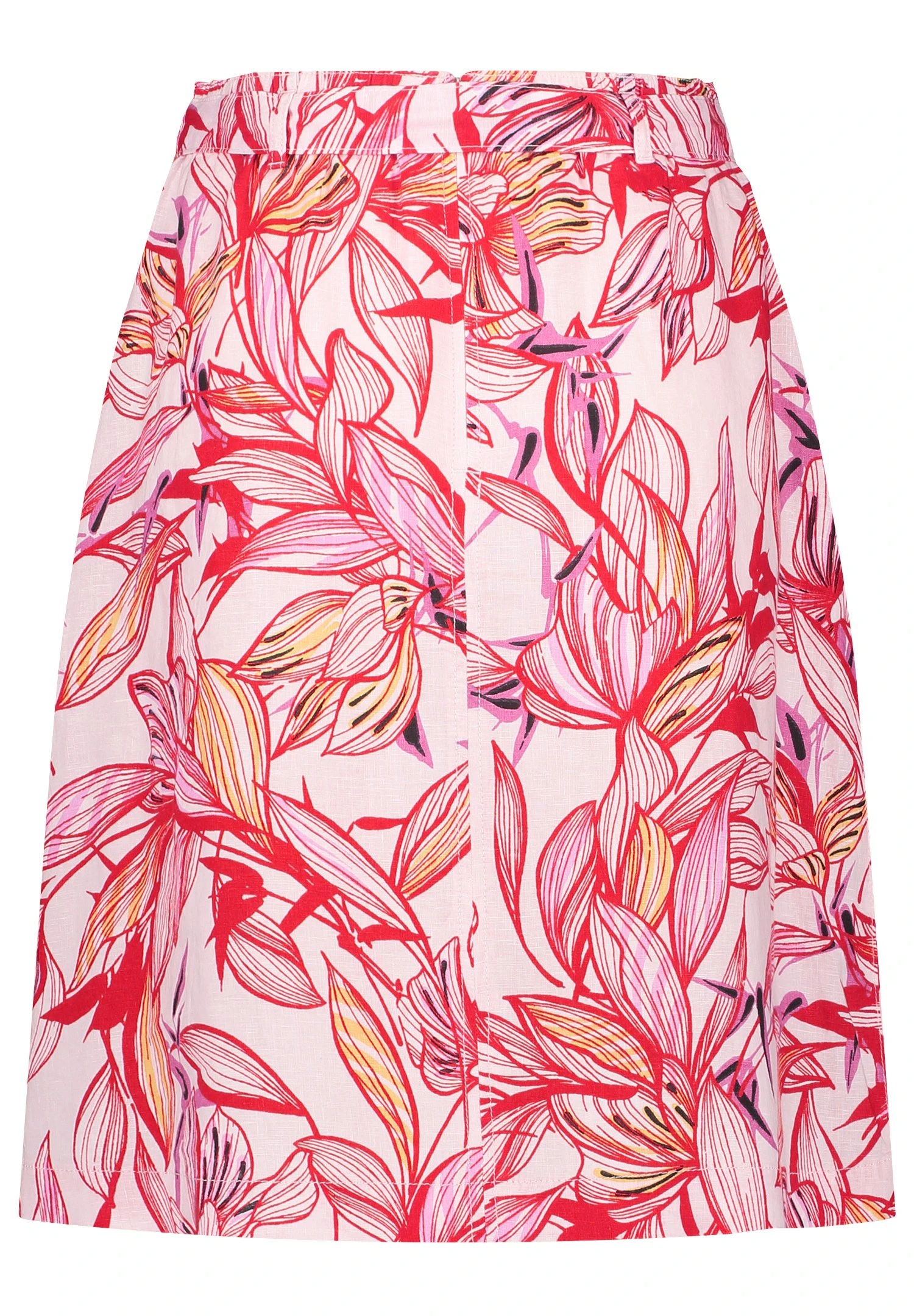 Gerry Weber A-Lijn Rok - Lila Pink Rot Orange Druck 6 Gerry Weber A-Lijn Rok - Lila Pink Rot Orange Druck - Afbeelding 6