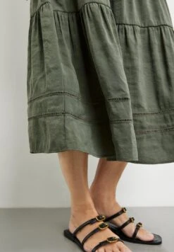 Gerry Weber Lang Weit Mit Stufen - A-Lijn Rok - Olive -Gerry Weber c569cb6e2e4a47a4a4ee794173e1fbfc