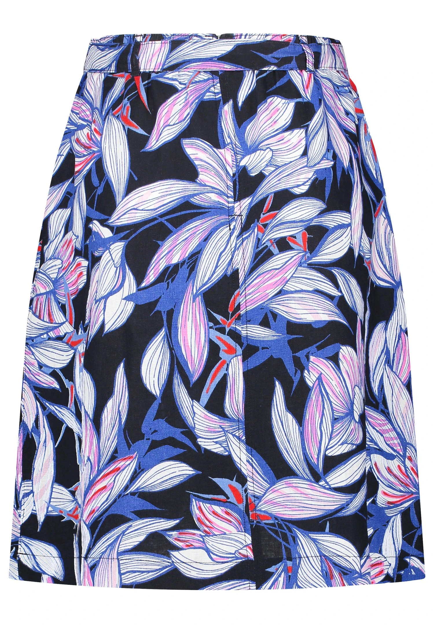 Gerry Weber A-Lijn Rok - Blau Lila Pink Druck 6 Gerry Weber A-Lijn Rok - Blau Lila Pink Druck - Afbeelding 6