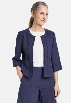 Gerry Weber 3/4 Arm Mit Fransenkant - Blazer - Blueberry 9 Gerry Weber 3/4 Arm Mit Fransenkant - Blazer - Blueberry -Gerry Weber cacc9155ce59408198b7fffd11993e17