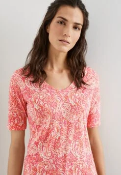 Gerry Weber 1/2 Arm Gemustertes Halbarm - T-Shirt Print - Lila Pink Rot Orange Druck 7 Gerry Weber 1/2 Arm Gemustertes Halbarm - T-Shirt Print - Lila Pink Rot Orange Druck -Gerry Weber cc3c84e29db4485bbc2188b78a31eee1