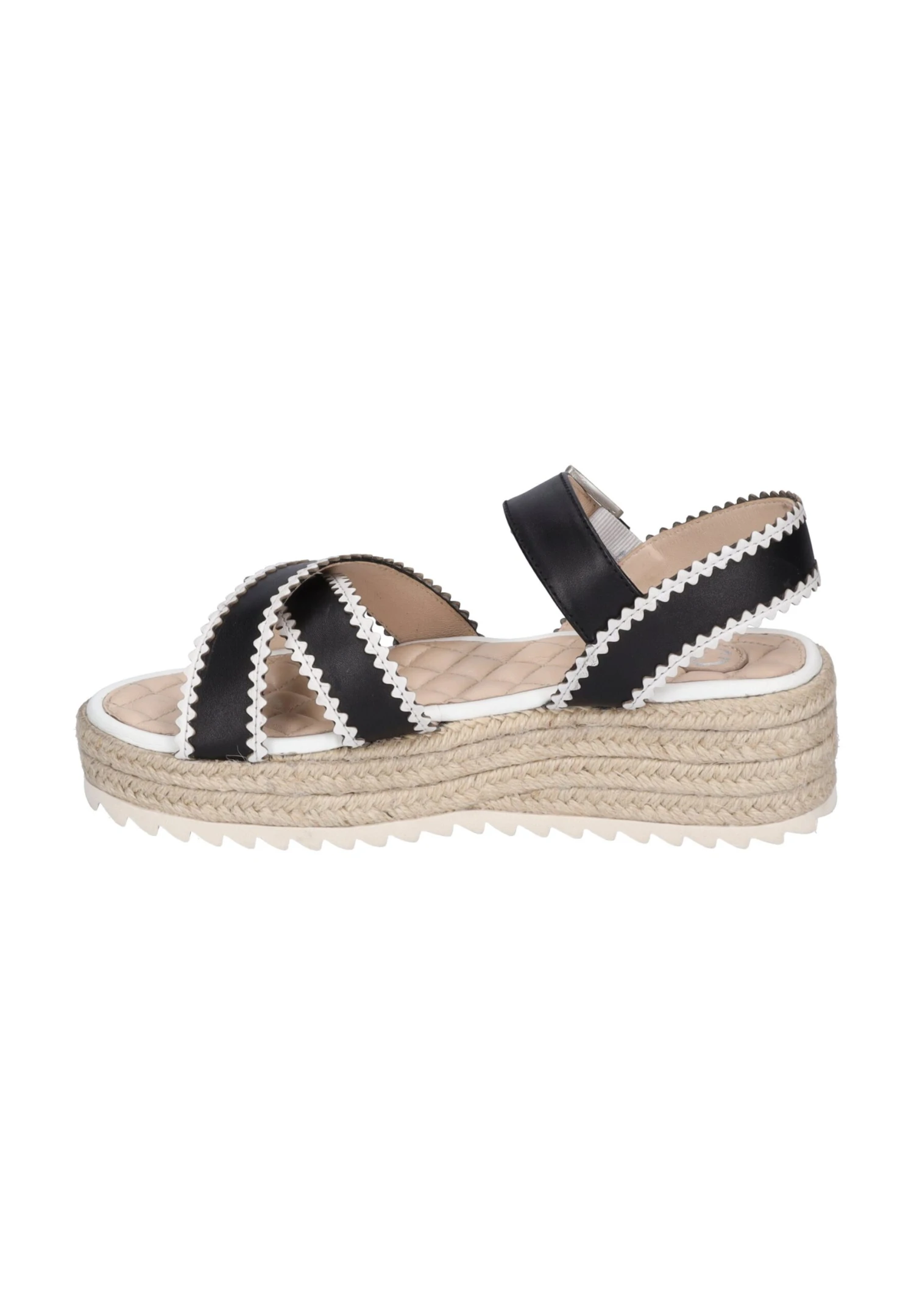 Gerry Weber Bari- Espadrilles - Schwarz-Weiss 1 Gerry Weber Bari- Espadrilles - Schwarz-Weiss