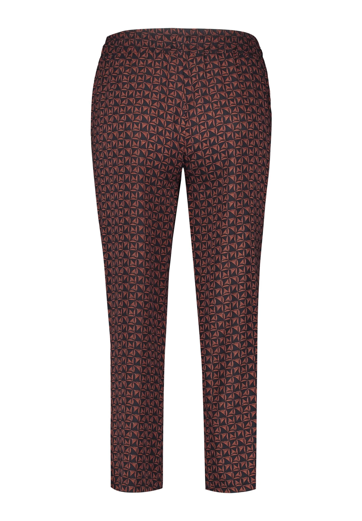 Gerry Weber Verkürzt Gemusterte Schlupf Easy F - Broek - Blau Braun Druck 6 Gerry Weber Verkürzt Gemusterte Schlupf Easy F - Broek - Blau Braun Druck - Afbeelding 6