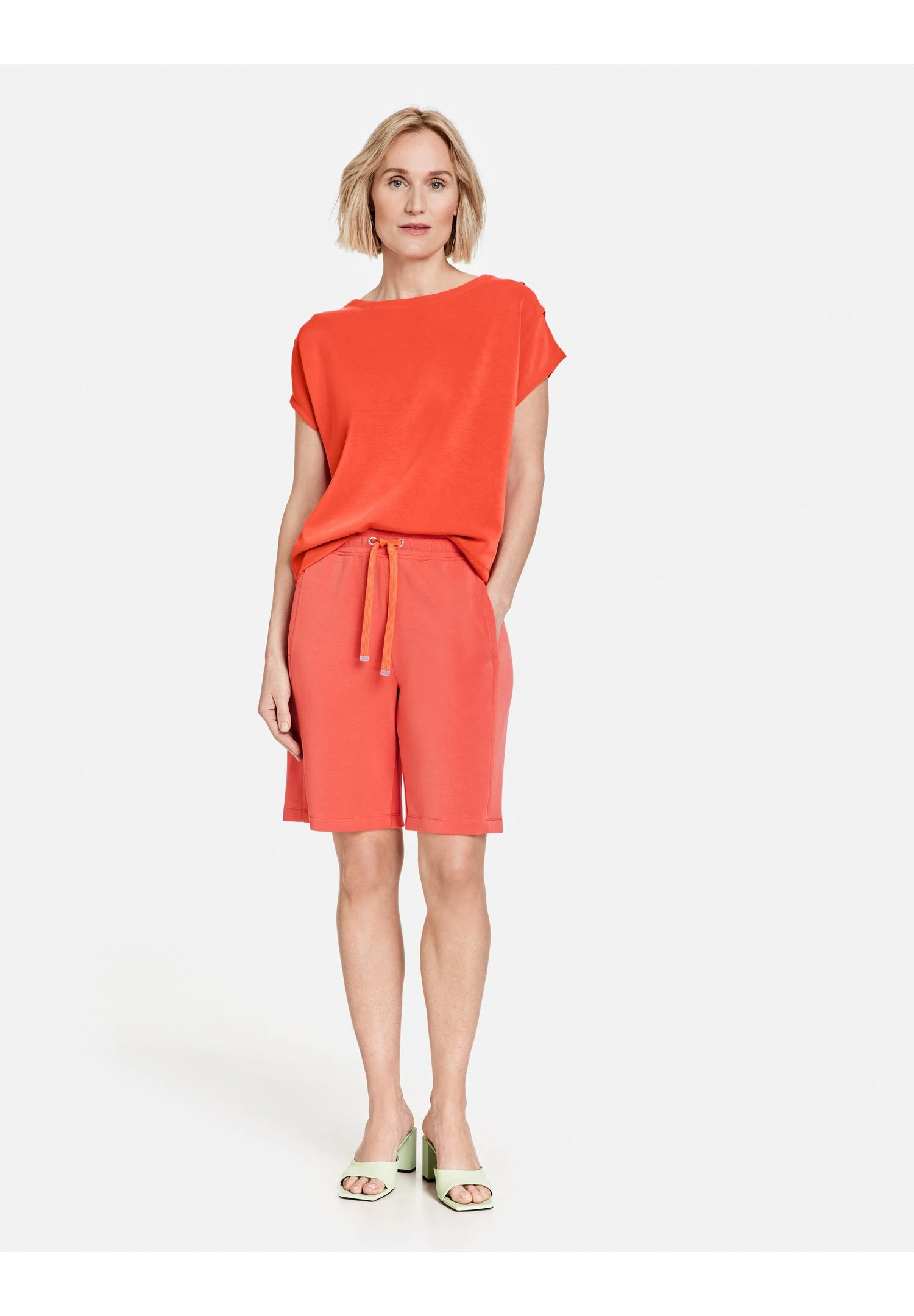 Gerry Weber Jogging Etc Lässige - Shorts - Tangerina 2 Gerry Weber Jogging Etc Lässige - Shorts - Tangerina - Afbeelding 2