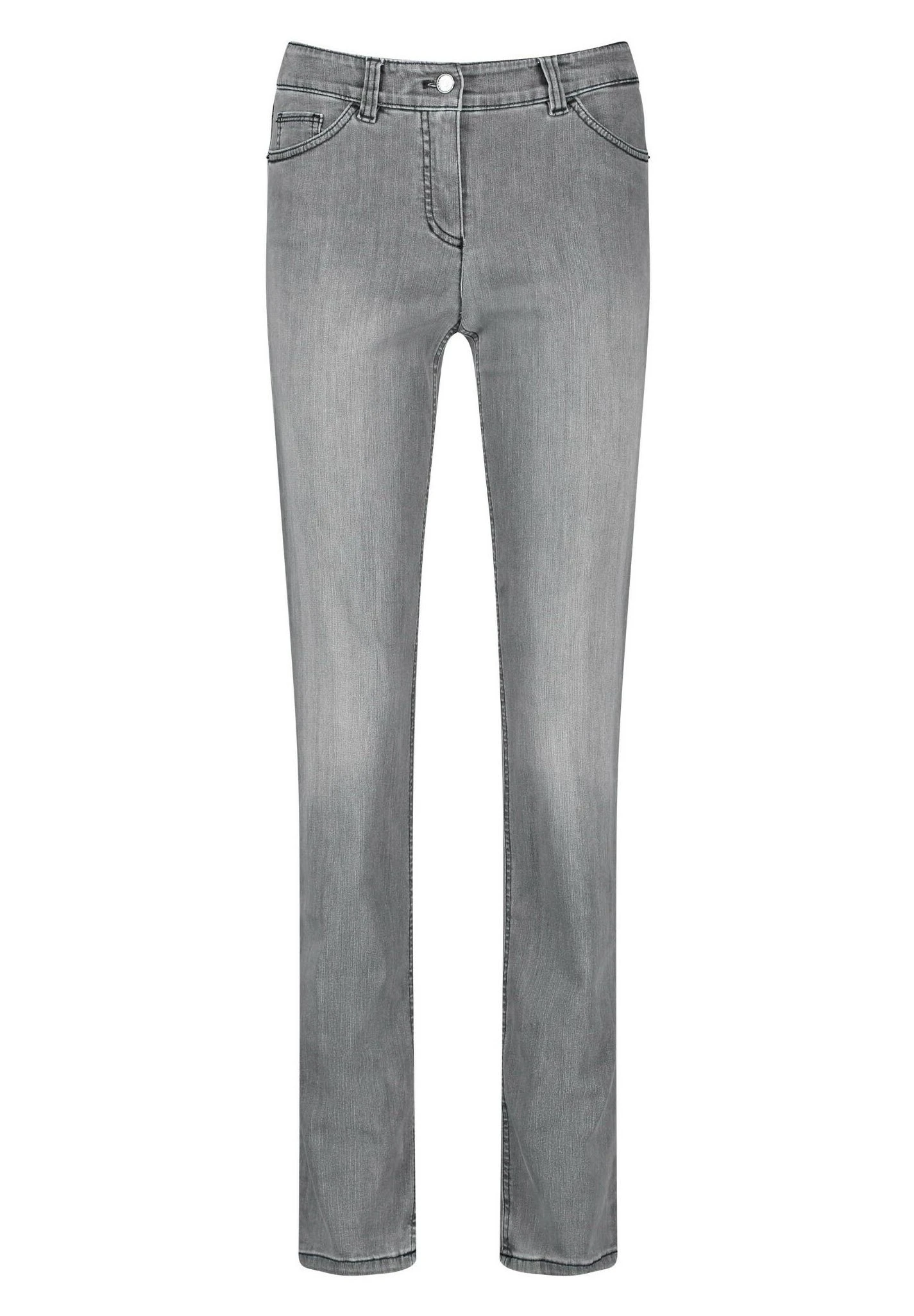 Slim Fit Jeans - Grau Mit Use 6 Slim Fit Jeans - Grau Mit Use - Afbeelding 6