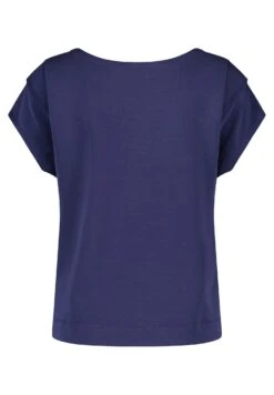 Gerry Weber 1/2 Arm Kurzarm Mit Drappierten Ärmeln - T-Shirt Basic - Blueberry 10 Gerry Weber 1/2 Arm Kurzarm Mit Drappierten Ärmeln - T-Shirt Basic - Blueberry -Gerry Weber d924e8b52cce46cababde0281c1606c1