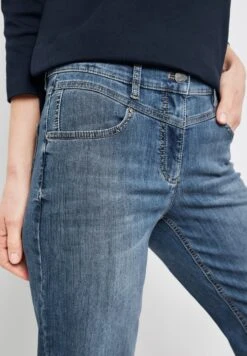Gerry Weber Freizeit Verkürzt 7/8- Best4Me - Slim Fit Jeans - Blue Denim Long Use Und Baffi -Gerry Weber dace07c13acc42588a3752b60b4cdab3