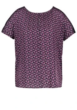 Gerry Weber 1/2 Arm Gemustertes - T-Shirt Print - Blau Lila Pink Druck -Gerry Weber dc49b3bb68eb4846a32918f1c442789f