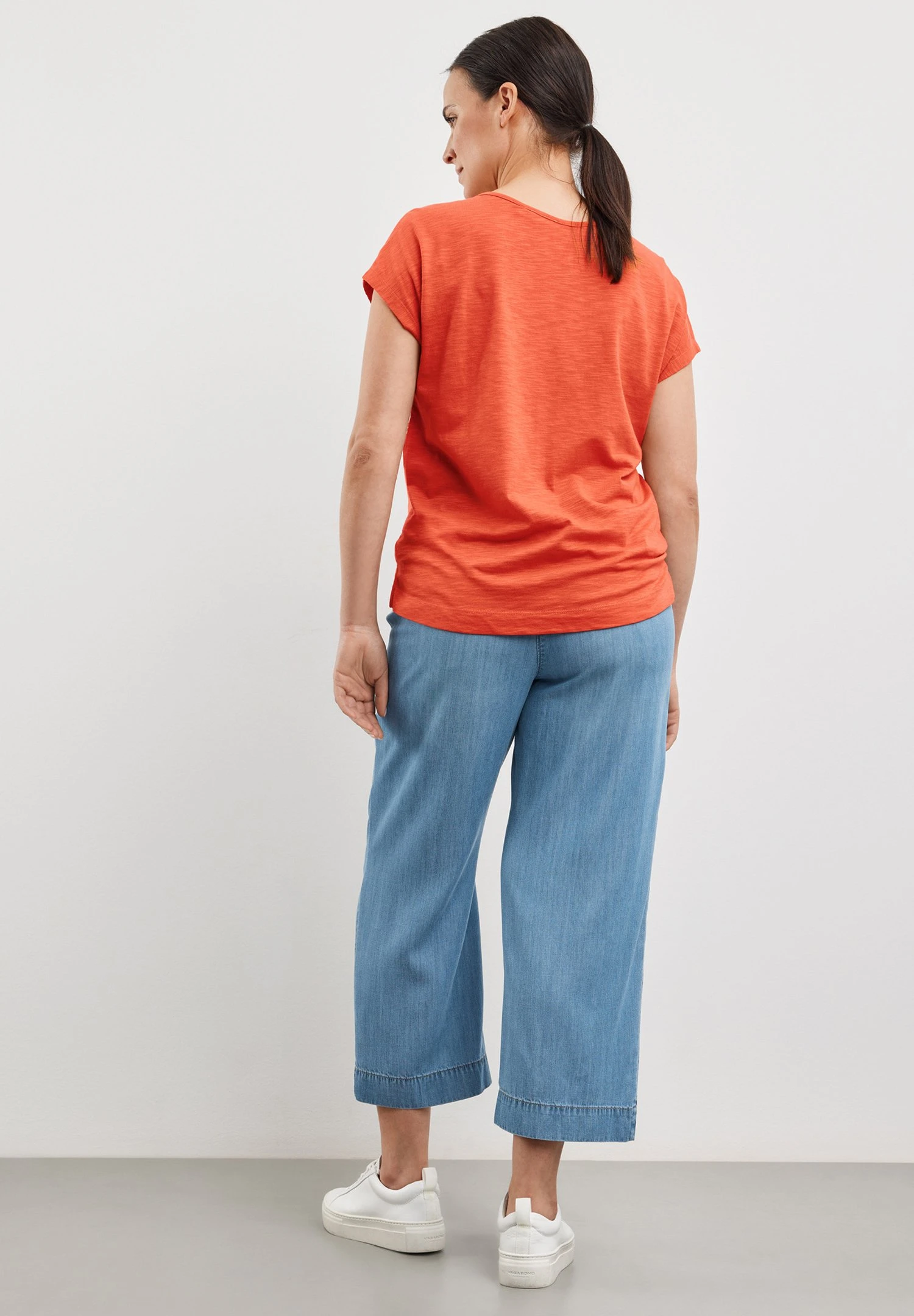 Gerry Weber Mit Dehnbund - Flared Jeans - Blau Mit Use 3 Gerry Weber Mit Dehnbund - Flared Jeans - Blau Mit Use - Afbeelding 3