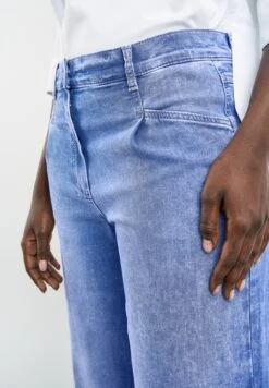 Gerry Weber Lang Wide Leg Mit Fransensaum - Straight Leg Jeans - Blue Denim Mit Use 10 Gerry Weber Lang Wide Leg Mit Fransensaum - Straight Leg Jeans - Blue Denim Mit Use -Gerry Weber e647dda09d7b4c1d8a5d6b850fcc1d20