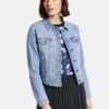 Gerry Weber Langarm GefüttertMit Washed-Out-E - Spijkerjas - Blue Denim Mit Use