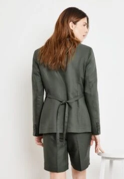 Gerry Weber Langarm Gefüttert Mit Bindegürtel - Halflange Jas - Olive -Gerry Weber ecd338e97fd043cf91a9fcee62d63a7c