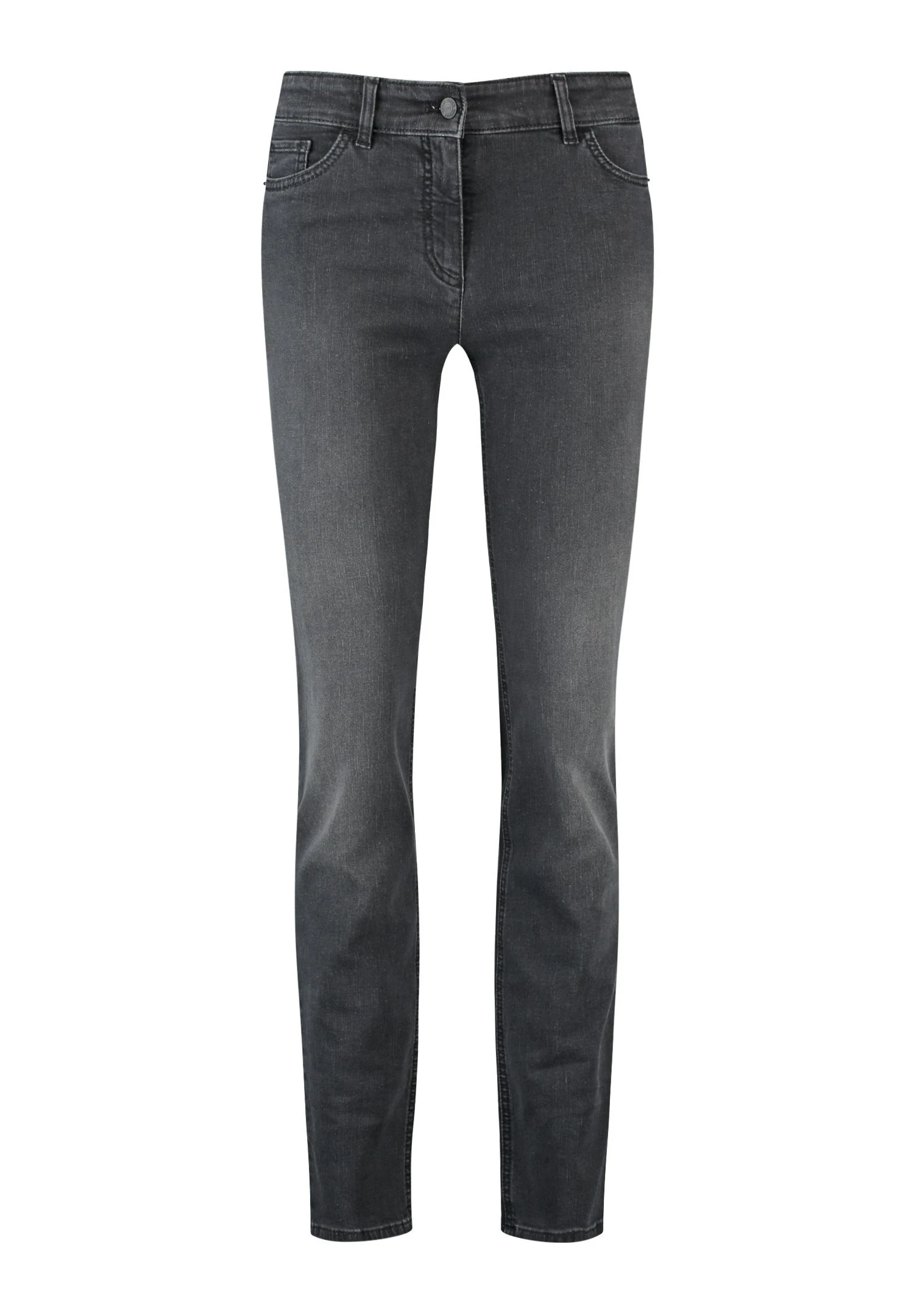 Gerry Weber 5-Pocket - Straight Leg Jeans - Grey Denim 5 Gerry Weber 5-Pocket - Straight Leg Jeans - Grey Denim - Afbeelding 5