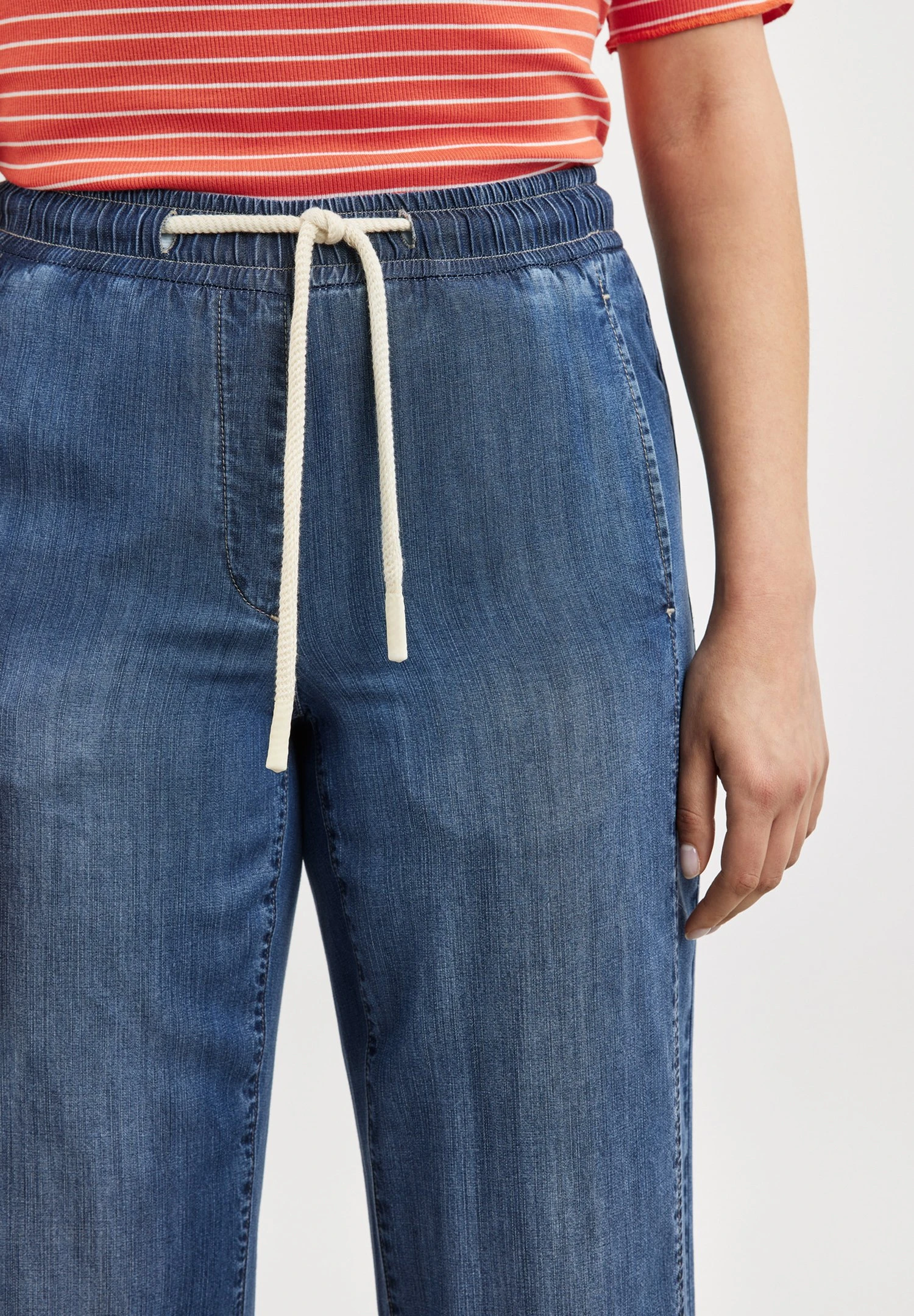 Gerry Weber Mit Dehnbund - Flared Jeans - Blue Denim Mit Use 4 Gerry Weber Mit Dehnbund - Flared Jeans - Blue Denim Mit Use - Afbeelding 4