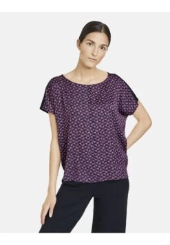 Gerry Weber 25 Gerry Weber 1/2 Arm Gemustertes - T-Shirt Print - Blau Lila Pink Druck