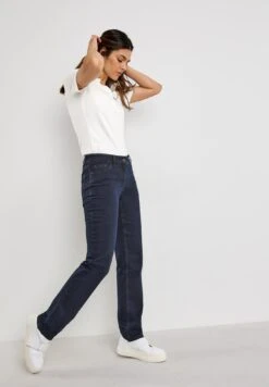 Gerry Weber 5-Pocket - Straight Leg Jeans - Dark Blue Denim 9 Gerry Weber 5-Pocket - Straight Leg Jeans - Dark Blue Denim -Gerry Weber fa913623ac064994a9ec50c598e183a0