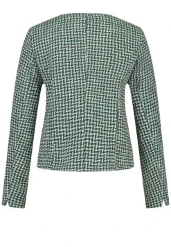 Gerry Weber Langarm Mit Hahnentritt - Blazer - Grün Blau Gemustert 12 Gerry Weber Langarm Mit Hahnentritt - Blazer - Grün Blau Gemustert -Gerry Weber fae08c1bf33241b0ab0fd8ef27434fd1