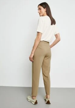 Gerry Weber Tuch Kombi Verkürzt Elegante Stretch - Broek - Sand -Gerry Weber fbb4f95c5778469eba588d713b6cde3b
