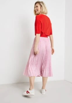 Gerry Weber Lang Weit Mit Dehnbarem Gummibund - Plooirok - Rot Orange Druck 8 Gerry Weber Lang Weit Mit Dehnbarem Gummibund - Plooirok - Rot Orange Druck -Gerry Weber fe918bf9c3624272adc1211d2f35e283